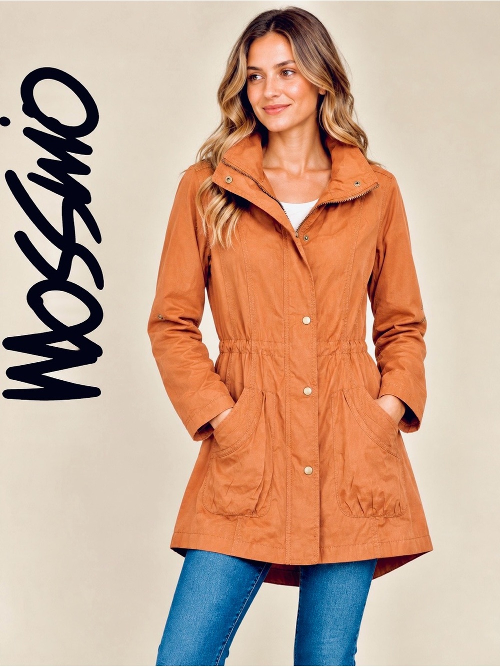 🧡MOSSIMO Fall/Spring Jacket-Rust Tone